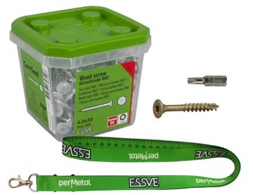 ESSVE WKRĘTY 4,0x30MM DO DREWNA CORRSEAL 200SZT