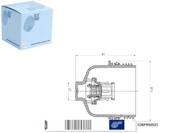 BLUE PRINT POUZDRO FILTRU OLEJE HYUNDAI GRAND SANTA FE GRANDEUR KIA