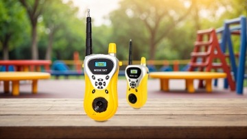 WALKIE TALKIE KRÓTKOFALÓWKI ZESTAW 2 SZTUKI DLA DZIECI PREZENT DUŻY ZASIĘG