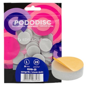 STALEKS Wymienne nakładki Polerka na gąbce dla PODODISC STALEKS PRO L