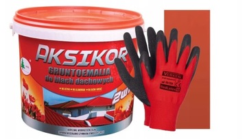 AKSIKOR FARBA NA DACH 2W1 CEGLASTY 8004 10L + R