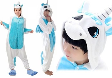 JEDNOROŻEC UNICORN PIŻAMA KIGU ONESIE XL 16 CH1E