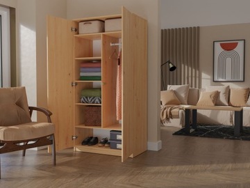 ПОЛКИ ДЛЯ ГАРДЕРОБА 90СМ SD-90 ДУБ ARTISAN