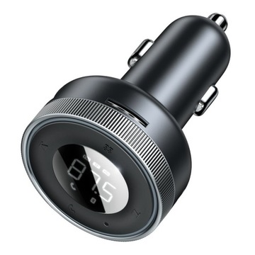 FM-ПЕРЕДАТЧИК BLUETOOTH АВТОМОБИЛЬНОЕ ЗАРЯДНОЕ УСТРОЙСТВО USB 2.4A PD TF AUX, BASEUS