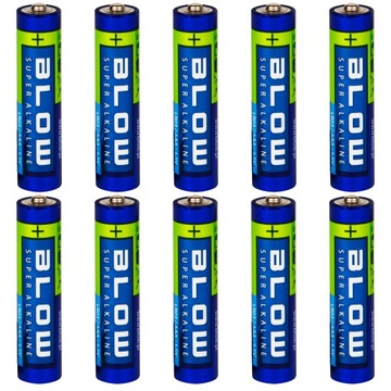 НАБОР ЩЕЛОЧНЫХ БАТАРЕЙ 10x AAA LR3