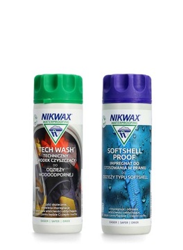 Zestaw Nikwax Twin Pack: Tech Wash + Softshell Proof 300ml