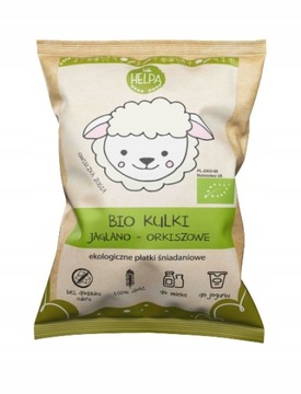 HELPA BIO kulki jaglano-orkiszowe płatki 160g