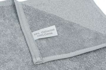 Tuva Home Spa Grey Hotel Towel 50x90 см хлопок махровый 450 гсм
