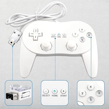 Проводной геймпад OSTENT Pro, джойстик-контроллер для консоли Nintendo Wii