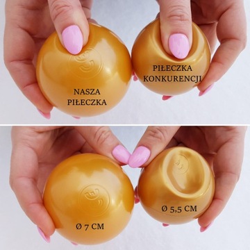 Plastikowe piłeczki piłki kulki zestaw 500szt. 7cm