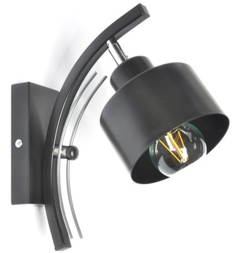FMK1-W CZARNA lampa WALEC pokój salon REGULACJA _W