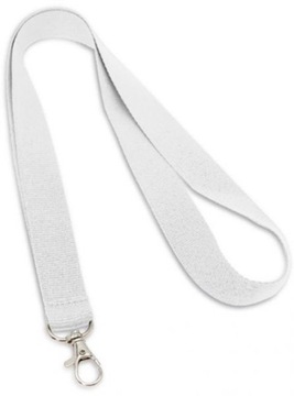SMYCZ DO SUBLIMACJI BIAŁA 20 MM ZESTAW 50 SZTUK