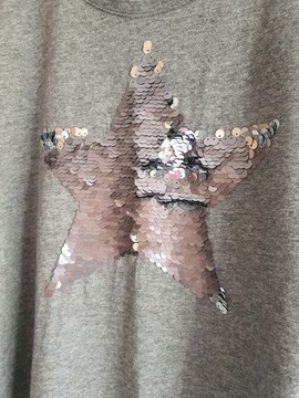 Блуза со звездой из пайеток M-xL