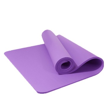 Mata do jogi 185x61x1cm Gruby Fioletowy