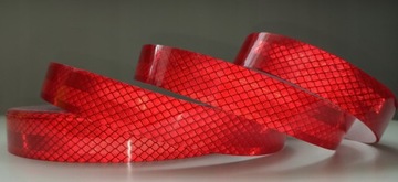 КРАСНАЯ СВЕТООТРАЖАЮЩАЯ ЛЕНТА ДЛЯ ВЕЛОСИПЕДНОЙ КОЛЯСКИ