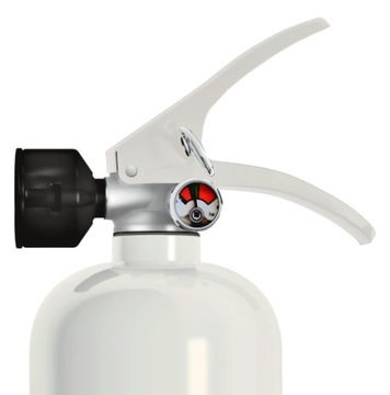 ОГНЕТУШИТЕЛЬ 2 ЛИТРА ABF ДОМАШНЯЯ КУХНЯ БЕЛЫЙ МЕТАЛЛИЧЕСКИЙ МАНОМЕТР С РУЧКОЙ ДЛЯ ЖИДКОСТИ