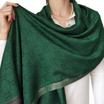 SZAL DAMSKI ELEGANCKI JEDWABNY KOLORY