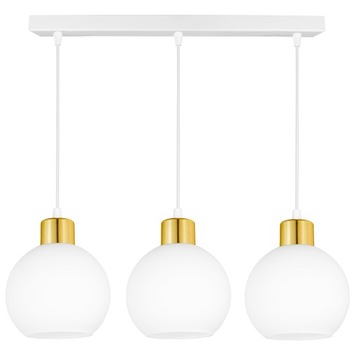 LAMPA WISZĄCA SUFITOWA ŻYRANDOL SZKLANA KULE LED