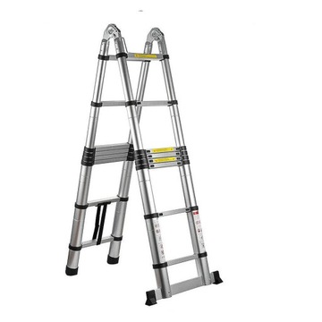 ШАРНИРНАЯ АЛЮМИНИЕВАЯ ТЕЛЕСКОПИЧЕСКАЯ ЛЕСТНИЦА Geko G02449 [5м] 150кг