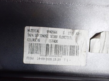LIŠTA KRYT VRSTVA NÁRAZNÍKU PŘEDNÍ 5FA806333 SEAT LEON IV KL 5F 20R