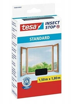 TESA MOSKITIERA STANDARD DO OKIEN 1,5 X 1,8 CZARNA 55680-00001-02
