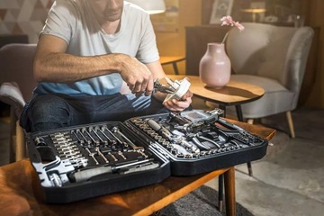 M4K Набор инструментов для гаража, торцевые ключи 90 шт. NEO-TOOLS 10-100