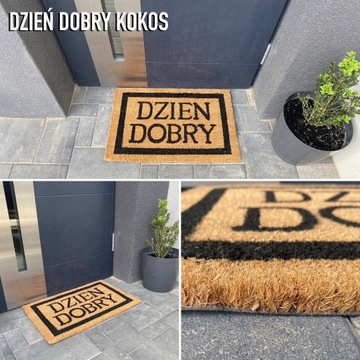 Толстый кокосовый коврик для улицы 40x60 MIX