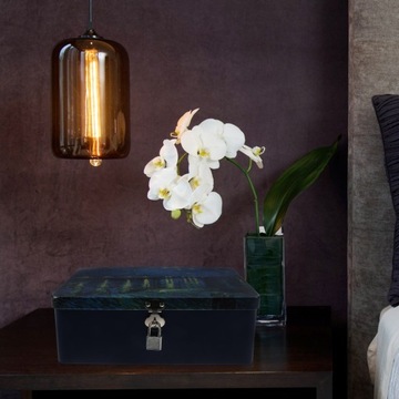 Pudełko do przechowywania z dokumentem kłódki