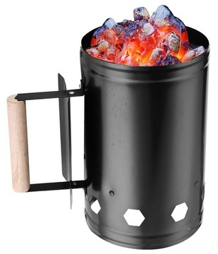 ДЫМОХОД ДЛЯ РАЗЖИГАНИЯ ГРИЛЬ-БАРБЕКЮ ДЛЯ УГОЛЬНЫХ БРИКЕТОВ