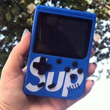 Портативная игровая консоль Sup, мини-игры 400-в-1, цвет синий