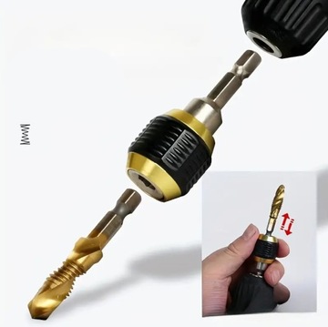 БЫСТРОЗАКРЫВАЮЩИЙСЯ ДЕРЖАТЕЛЬ БИТ ДЛЯ ОТВЕРТОК АДАПТЕР С ПРОЧНОЙ ЗАЩЕЛКОЙ