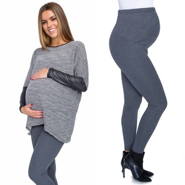 OCIEPLANE CIĄŻOWE LEGGINSY Z PANELEM ZIMOWE L