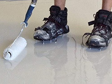 обувь, покрытия для стяжки, смоляные шипы, напольное покрытие