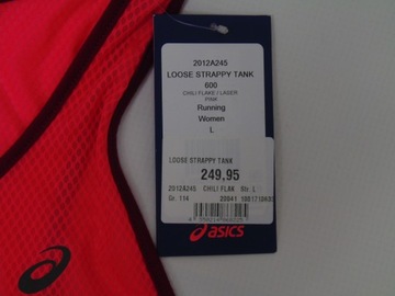 НОВАЯ ЖЕНСКАЯ ФУТБОЛКА ДЛЯ БЕГА ASICS __ L