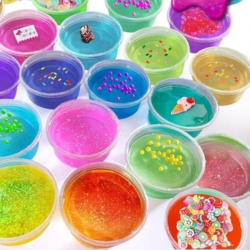 БОЛЬШОЙ НАБОР SLIME ДЛЯ ИЗГОТОВЛЕНИЯ ПЛАСТИКОВОГО СЛАЙМА + АКСЕССУАРЫ XXL