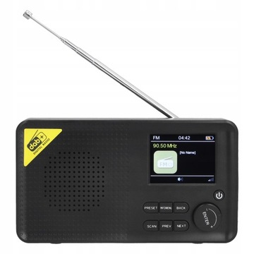 PRZENOŚNE RADIO CYFROWE BLUETOOTH DAB FM