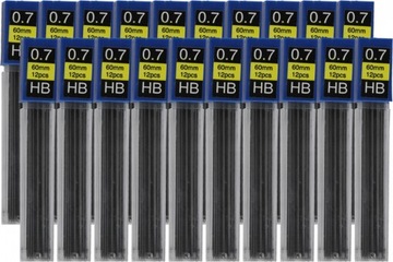 ГРАФИТЫ ДЛЯ БОЛЬШОГО КАРАНДАША 0,7 ММ HB (12)