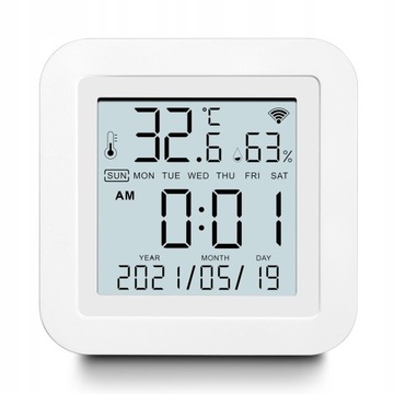 ДАТЧИК ТЕМПЕРАТУРЫ И ВЛАЖНОСТИ WIFI SMART LIFE TUYA ТЕРМОМЕТР ГИГРОМЕТР