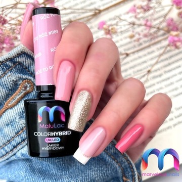MaluLac BAZA TOP hybrydowy lakier + GRATIS PILNIK