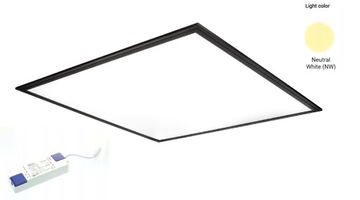 PANEL PODTYNKOWY 40W 4000K NEUTRALNA 60X60 CZARNY