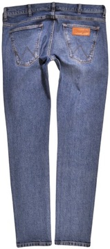 WRANGLER spodnie SKINNY low BLUE jeans BRYSON _ W36 L34