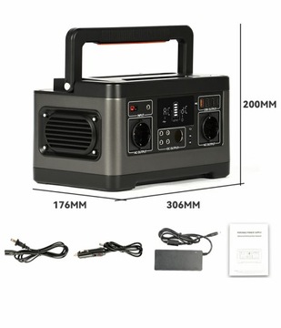 Солнечный генератор FlashFish P63 520 Втч + солнечная панель