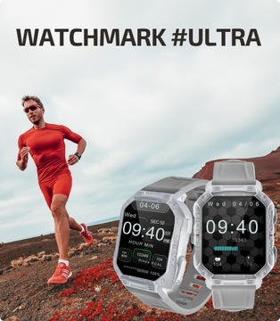 Спортивные часы SmartWatch Sport Ultra Silver TRAINING PL MENU