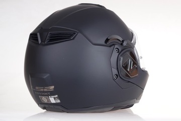 Kask motocyklowy szczękowy LS2 FF906 ADVANT SOLID MATT BLACK XL Valiant III