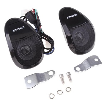 Motocyklowy system audio Bluetooth Radio FM Czarny