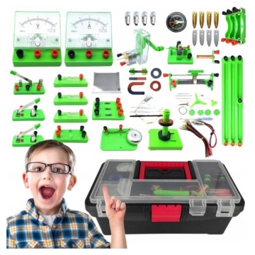 Elektrická laboratoř pro děti – vzdělávací sada s experimenty a magnety