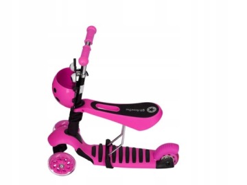 ДЕТСКИЙ САМОКАТ BIEDRONKA РОЗОВЫЙ