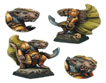 Scibor 28FM0023 Figurka Skaven Rat Warrior 28mm 24H