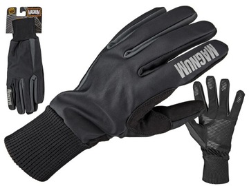 RĘKAWICZKI MAGNUM OWL ZIMOWE TECHNICZNE OCIEPLANE CZARNE / XL