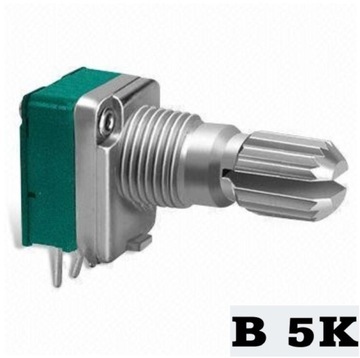 Potencjometr obrotowy 5k Ohm liniowy 9x11mm